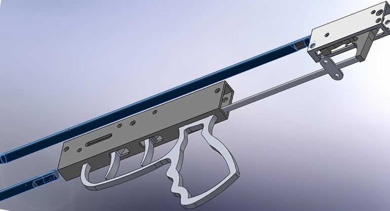 Double Roller Euro Speargun Trigger Mechanism
